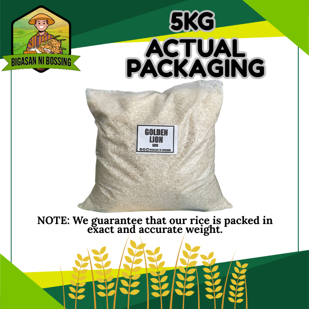 GOLDEN LION RICE 5KG | Shopee Philippines