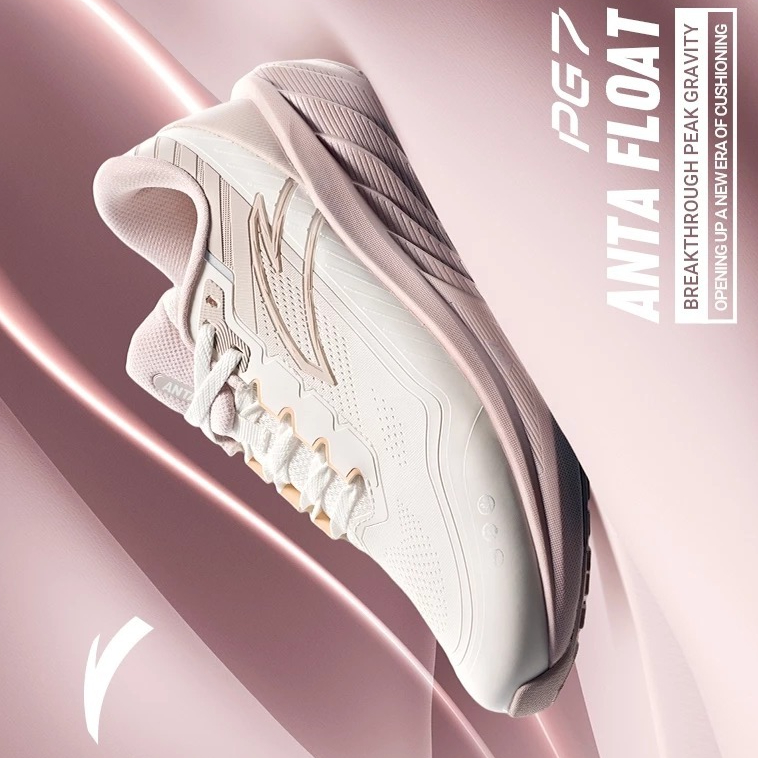 ANTA Women Float PG 7 Running Shoes 2E Widefoot Rebound Breathable ...
