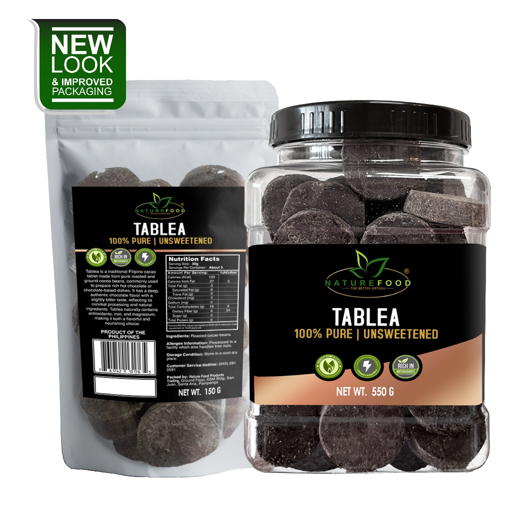 Pure Cacao Tablea (Unsweetened, Organic from Negros Oriental) | Shopee ...