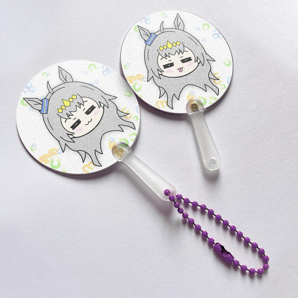 Uma musume mini uchiwa fan keychain | Shopee Philippines