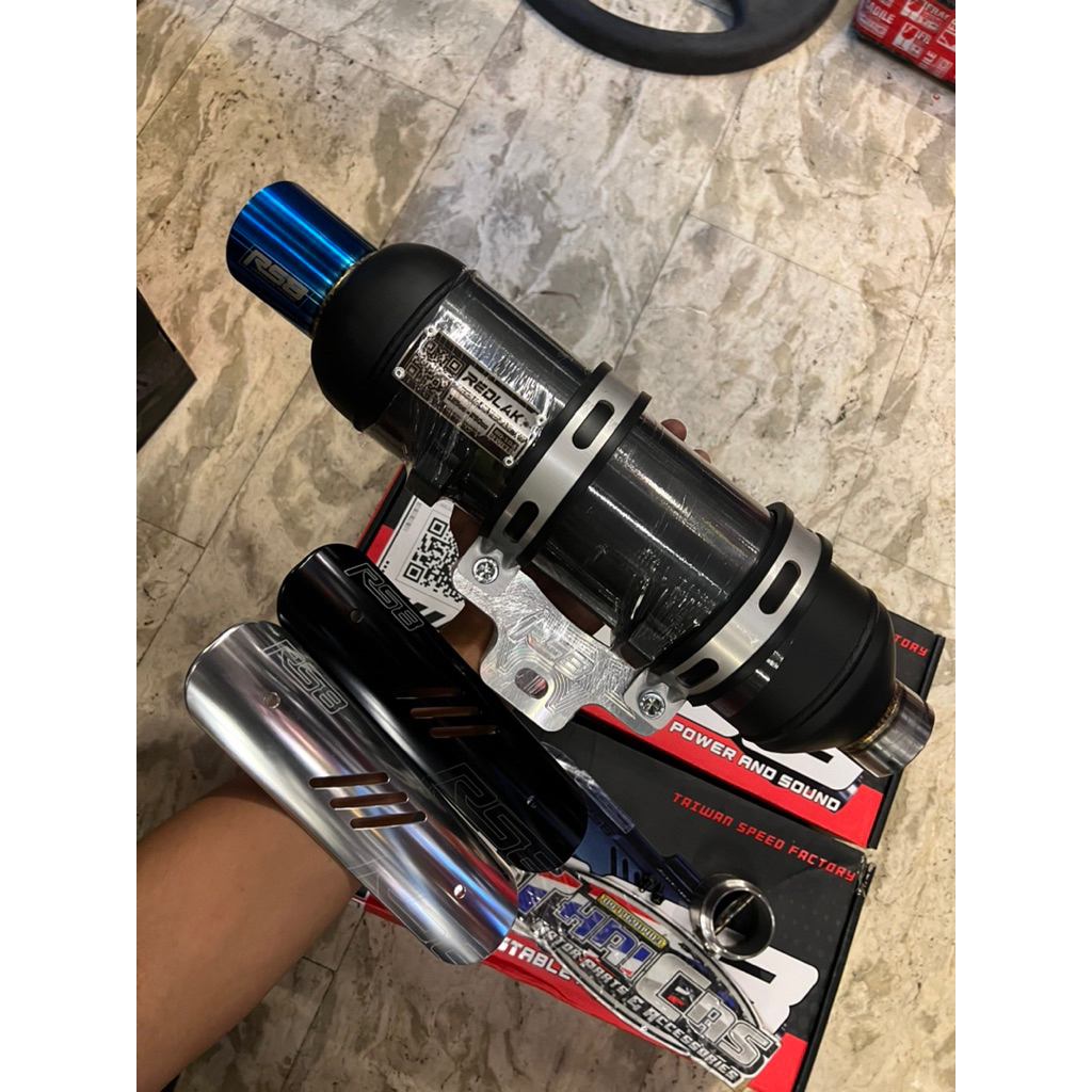 RS8 REDLAC R1 POWERPIPE FOR NMAX/AEROX V2 ADJUSTABLE POWER AND SOUND ...