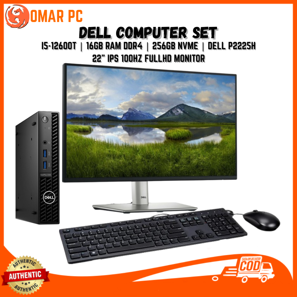 BRANDNEW DELL COMPUTER SET I5-12600T | 16GB RAM | 256GB NVME | DELL ...