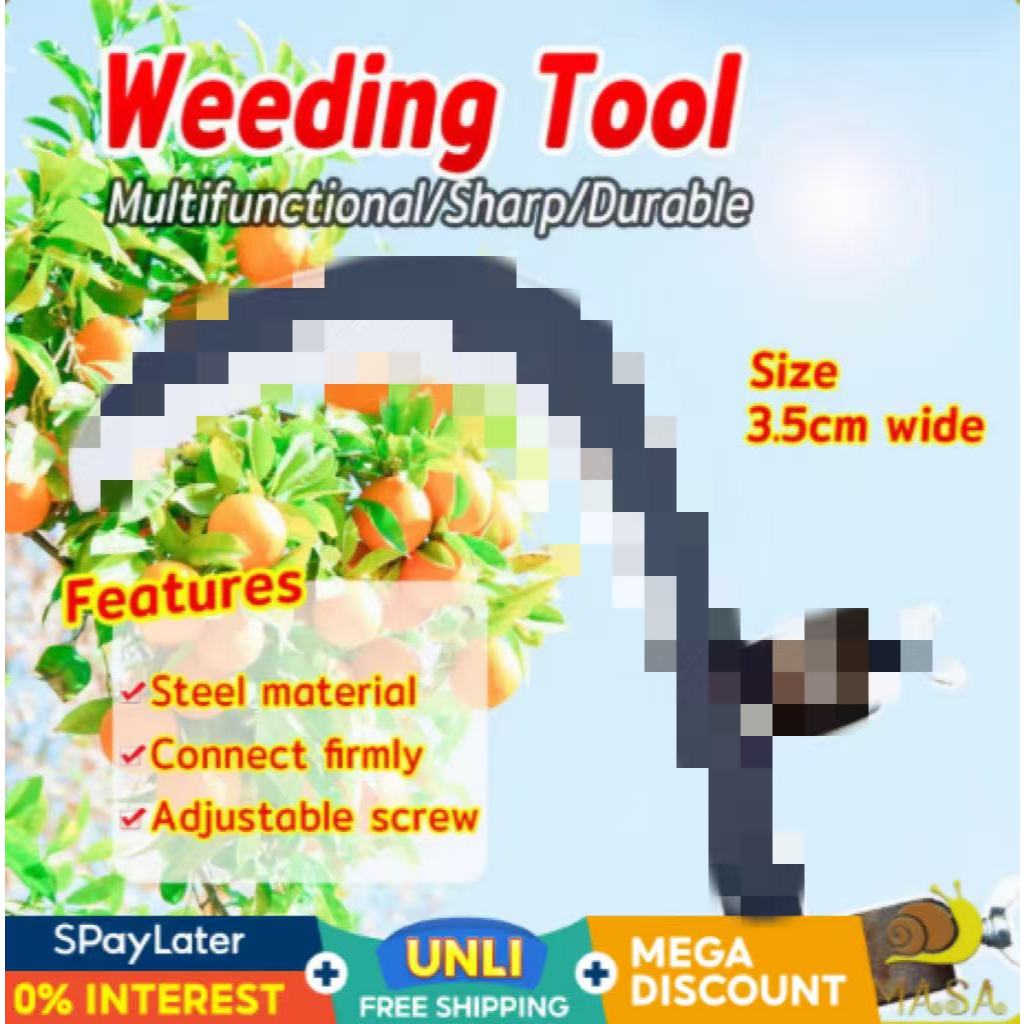 Dual-Purpose Weeding Tool – Teeth Steel Forged Flower Pot Uprooter ...