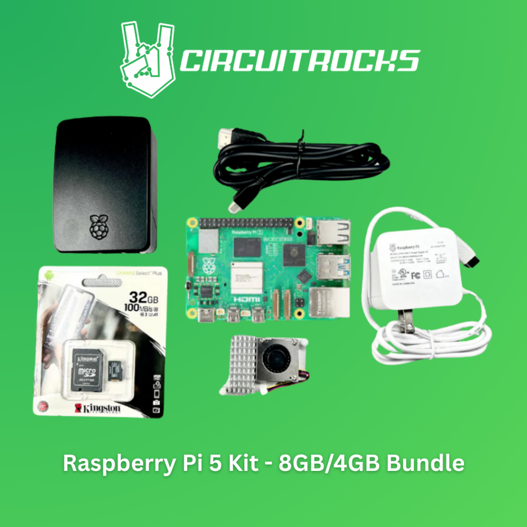 Raspberry Pi 5 Kit - 8GB/4GB Bundle with Plastic Casing RPI USB C Power ...