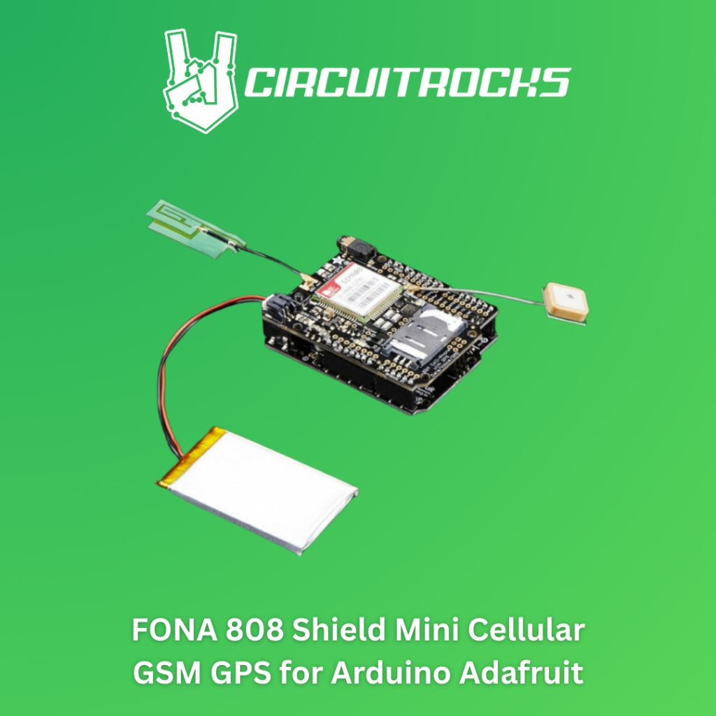 Circuitrocks Fona 808 Shield Mini Cellular Gsm Gps For Arduino Adafruit ...