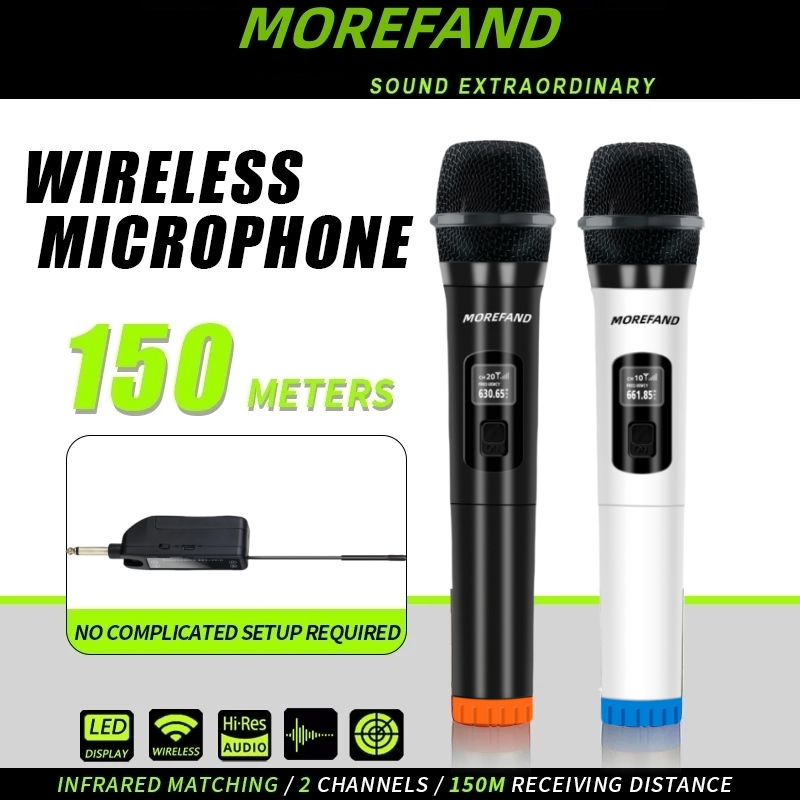 Professional 308 Wireless Microphone Bluetooth UHF Videoke Dual ...
