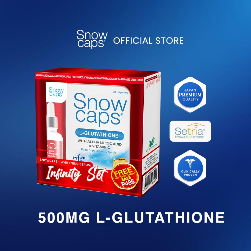 shouvy kojic acid & glutathione whitening soap snow caps Snow Capsule 30 Caps – Skin Whitening Powder for Mixing with  Lotion for a Brighter & Even-Toned Complexion | Best Price Kuwait