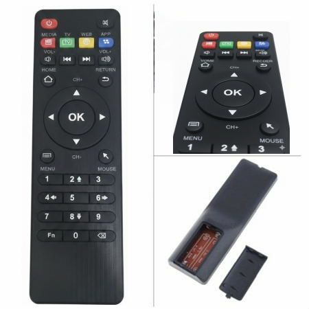 MXQ Pro 4K Remote Control Replacement Remote with Long Transmission ...