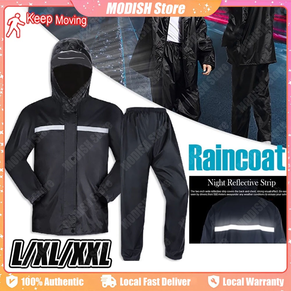 Raincoat for Motorcycle Rider Upgraded Waterproof Thick Jacket and ...