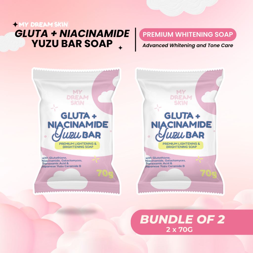 My Dream Skin Gluta + Niacinamide Yuzu Bar Premium Lightening and Brightening Soap