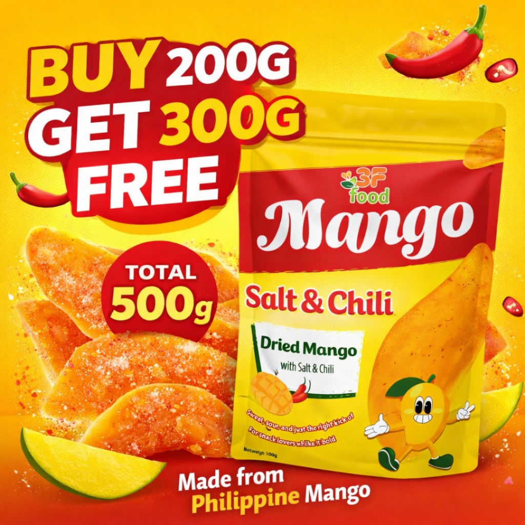 Dried Mango with Salt & Chili 500g | BUY 200G GET 300G FREE | Healthy ...