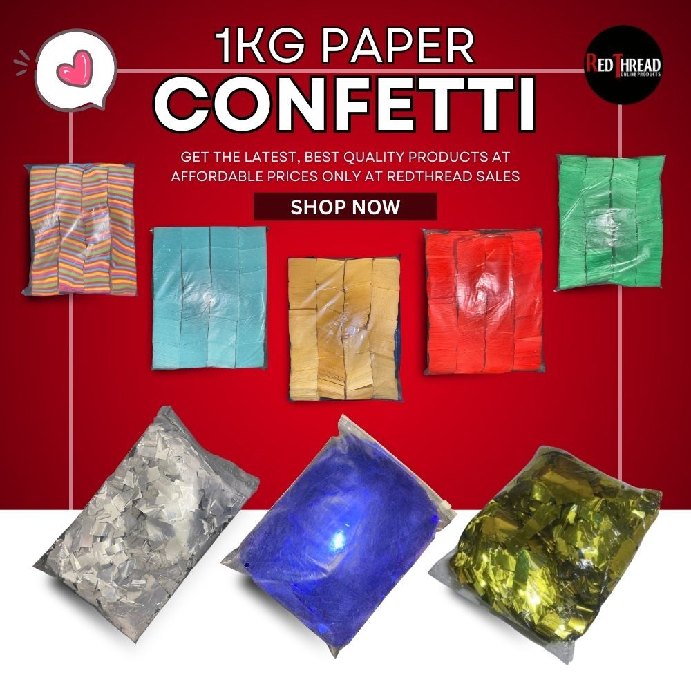 Confetti Paper 1KG | Slow Fall Rectangle | Wedding, Party & Event Decor ...