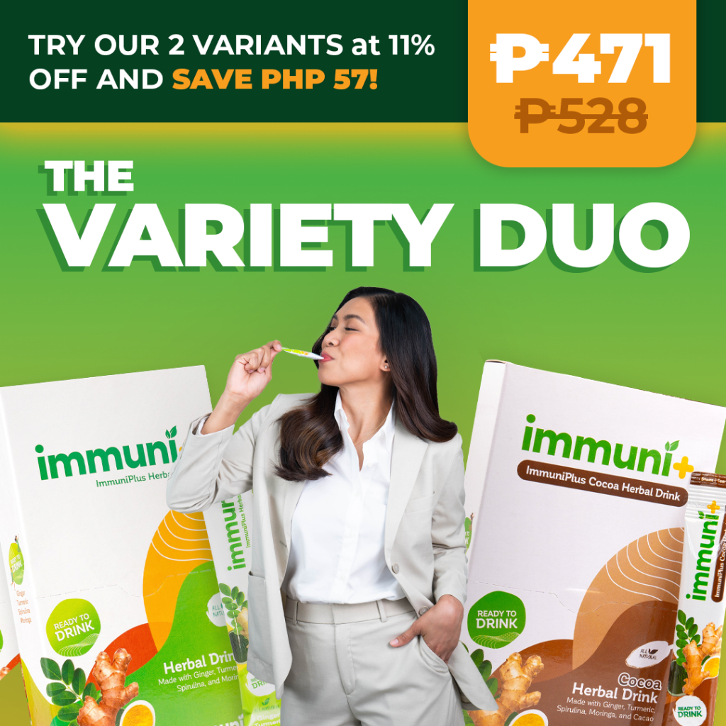 ImmuniPlus and ImmuniPlus Cocoa Herbal Drink Variety Duo | FEEL ...
