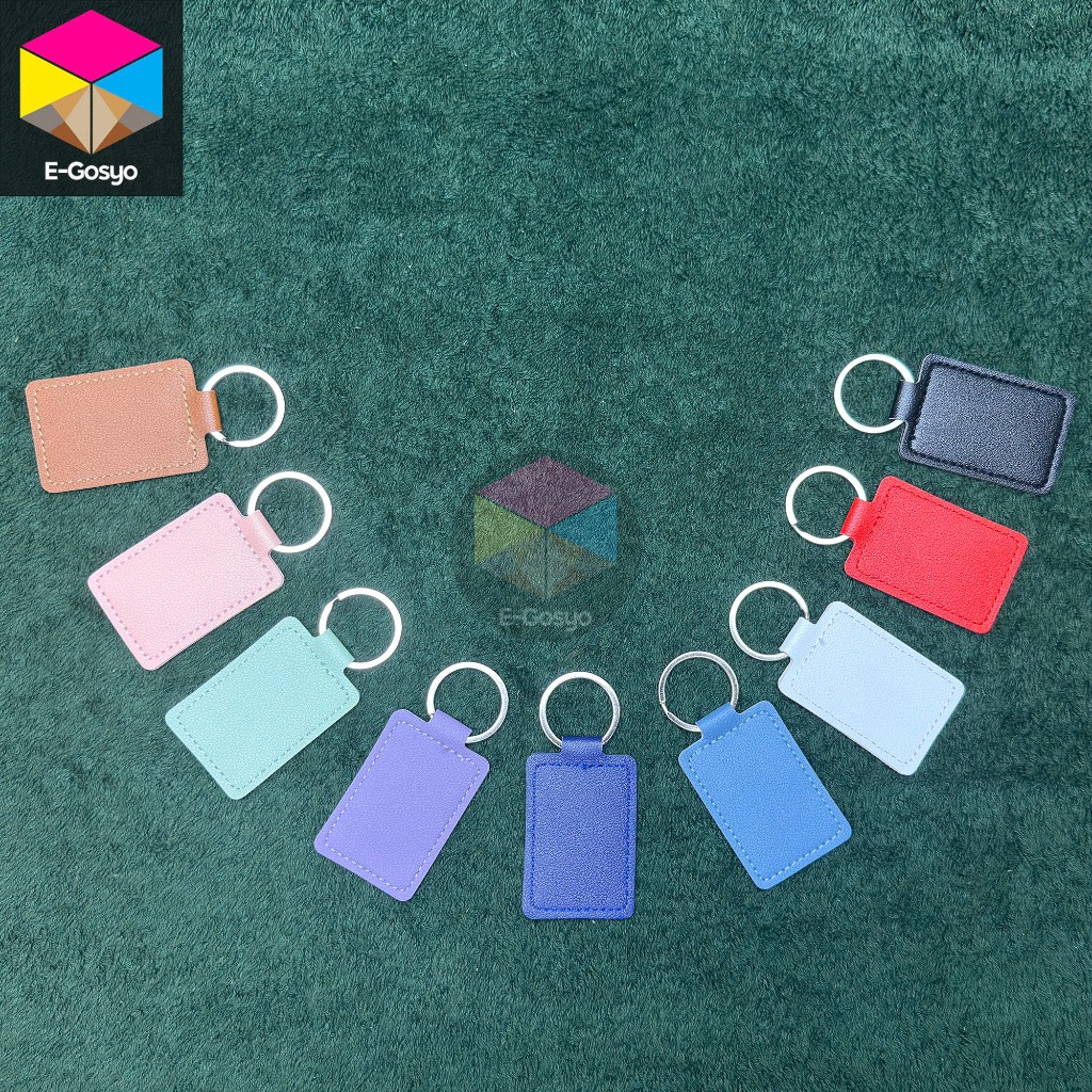 5 pcs Leather Keychain 6 x 4 cm (BIG) | Shopee Philippines
