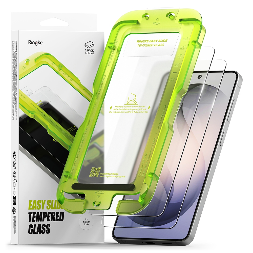 Ringke Easy Slide Tempered Glass Screen Protector for Samsung Galaxy ...