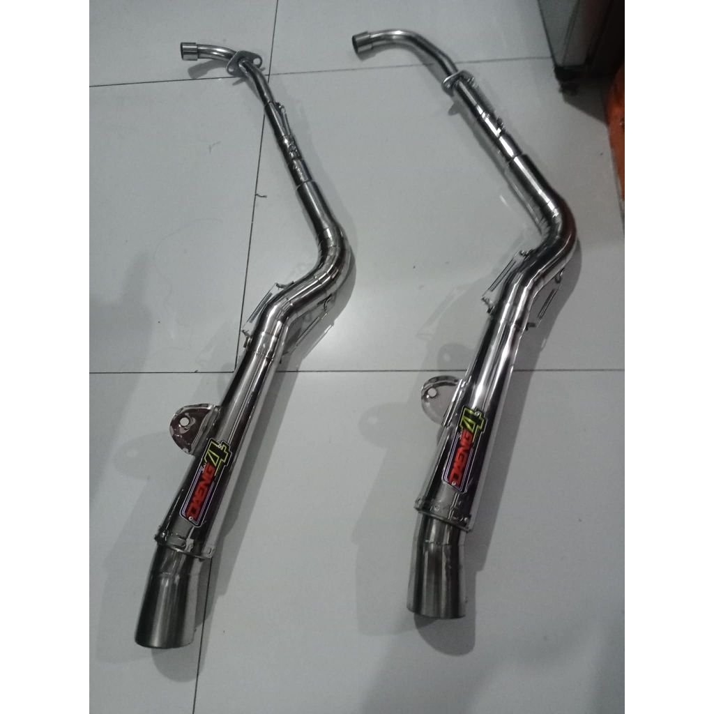 HONDA WAVE 100/110 DAENG OPEN PIPE 51 MM TIP WITH FREE SILENCER ...