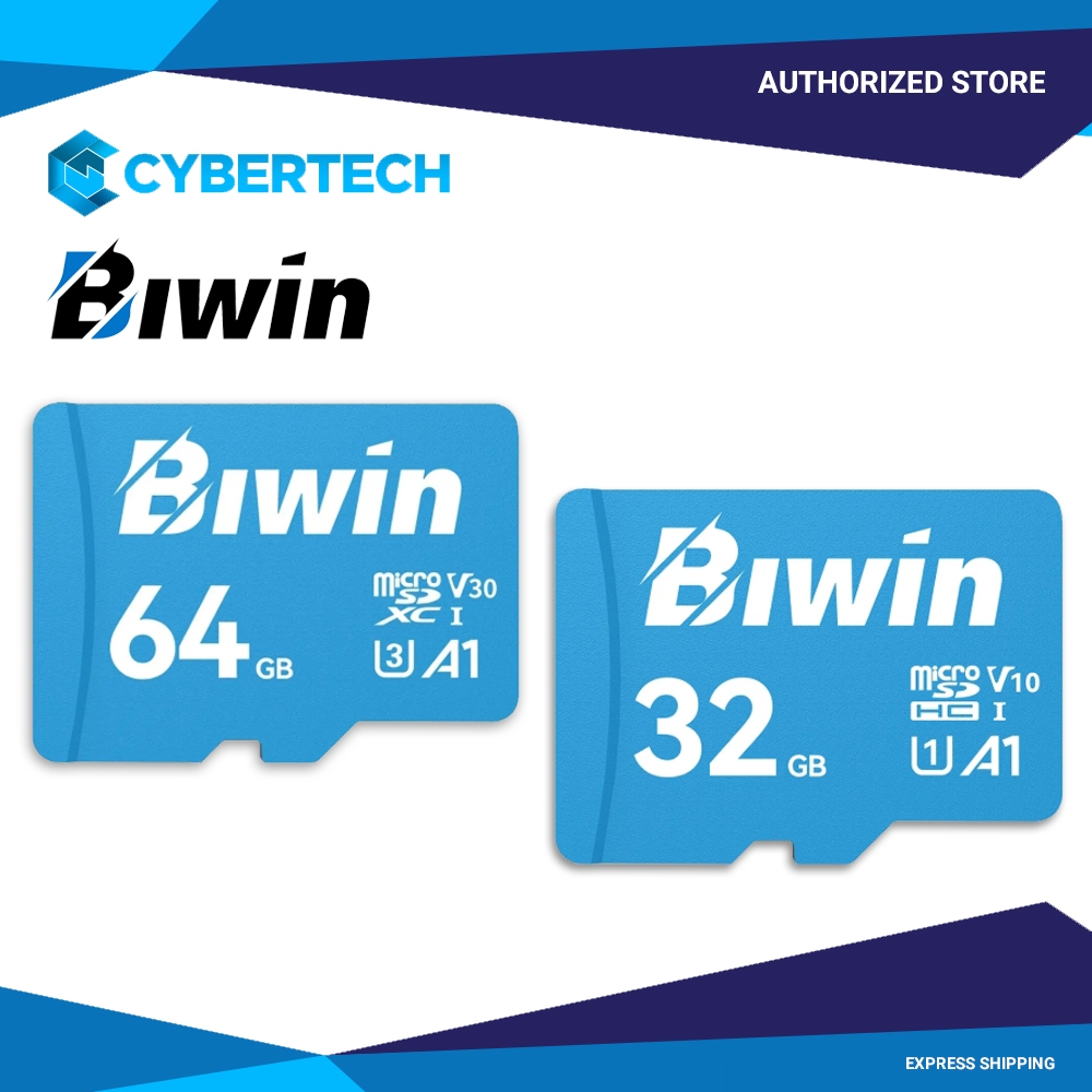 Biwin MS100 32GB 64GB microSD Card UHS-I, C10/U1/V10/A1, Upto 100 MB/s ...