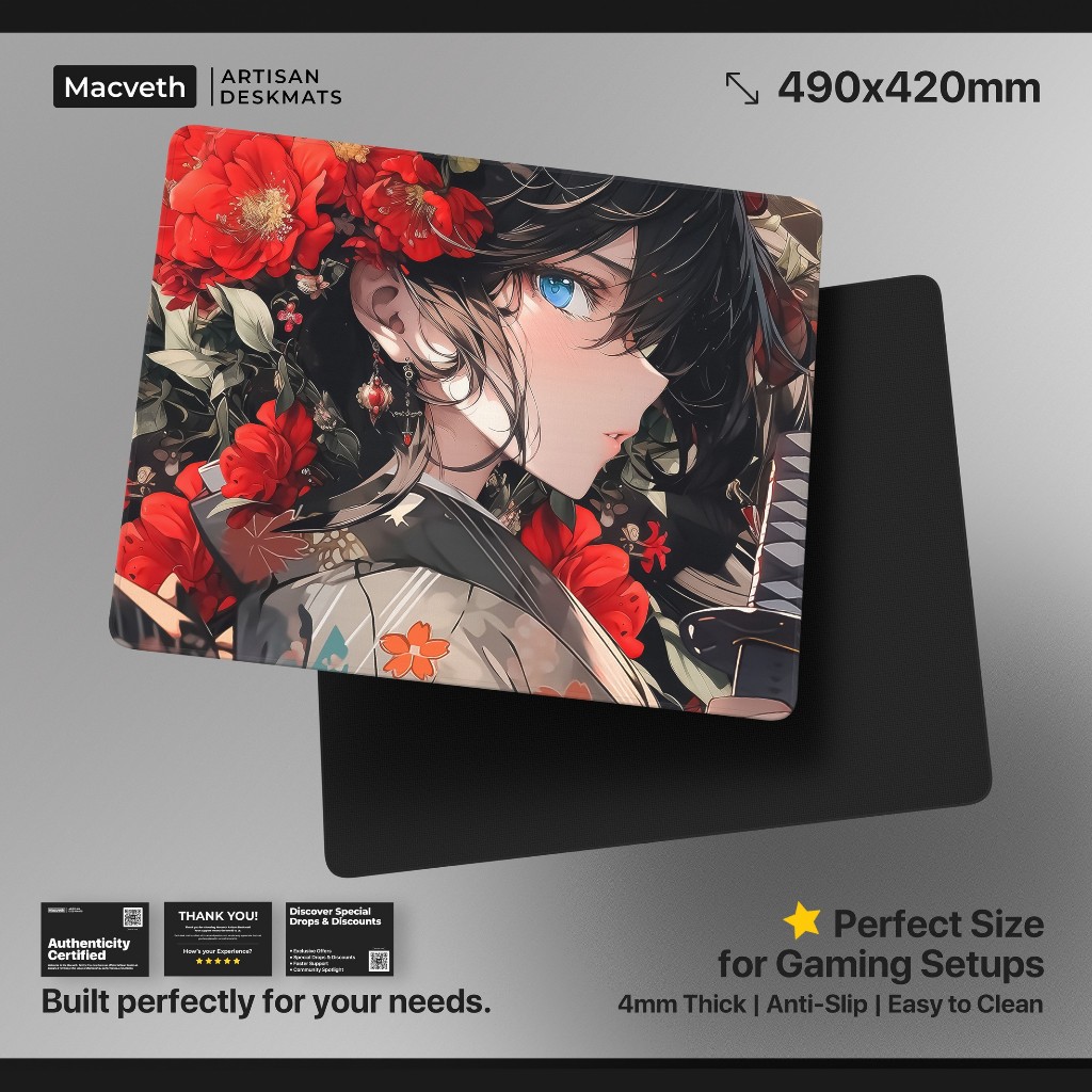 Macveth Mousepad | Artisan Collections | Micro Control | 490x420mm Desk ...