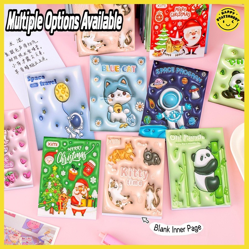 1PCS Cute Mini Notebook Portable Diary Notepad Cartoon Notepad Student ...
