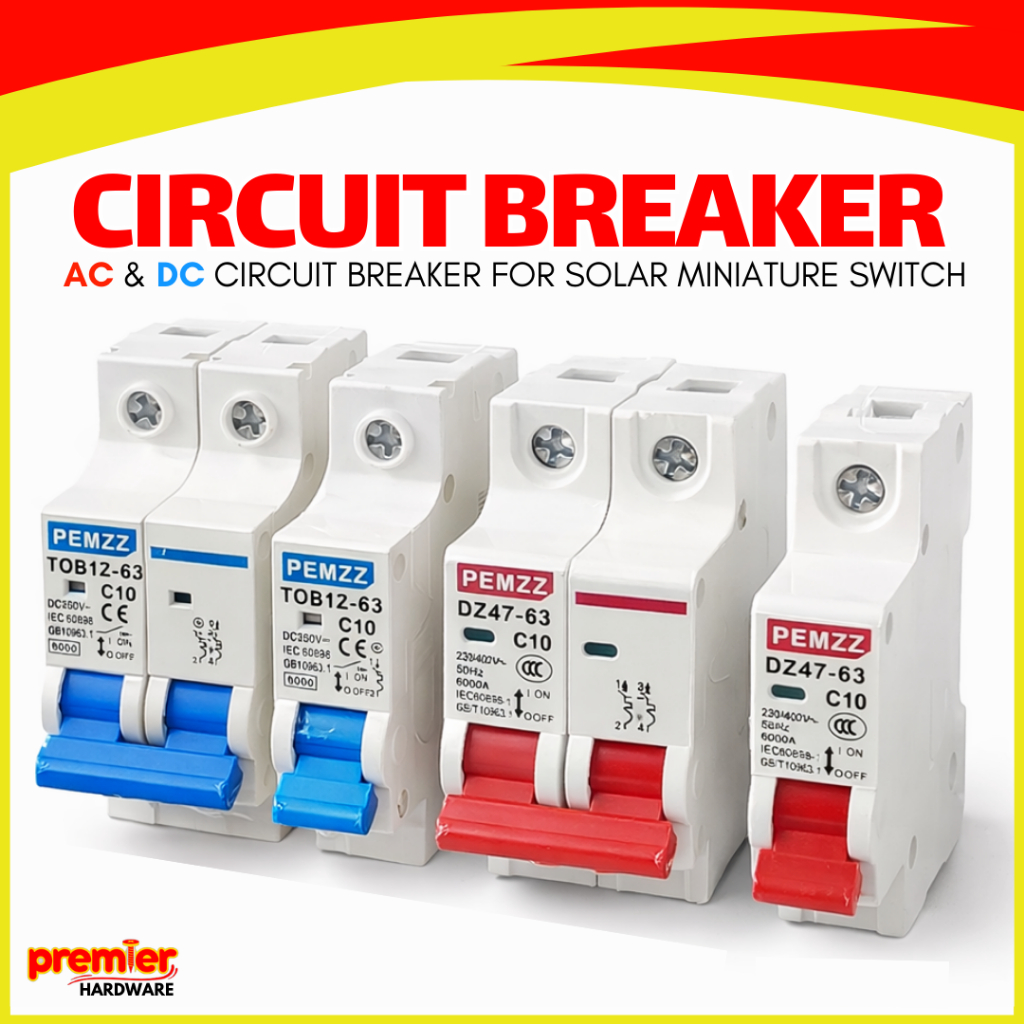 AC DC miniature breaker circuit breaker for solar 10A 16A 20A 32A 40A ...