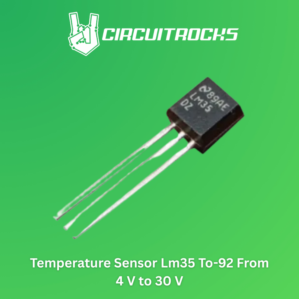 Circuitrocks Temperature Sensor Lm35 To-92 From 4 V to 30 V | Shopee ...