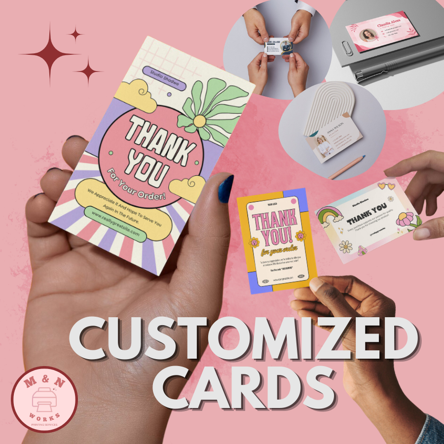 Cards Print | Customized Cards | Personalized Cards | mnworks | Shopee ...