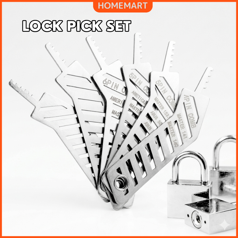 [3 Size] Universal Lock Pick Set Multifunctional Lock Picking Tool Kit ...