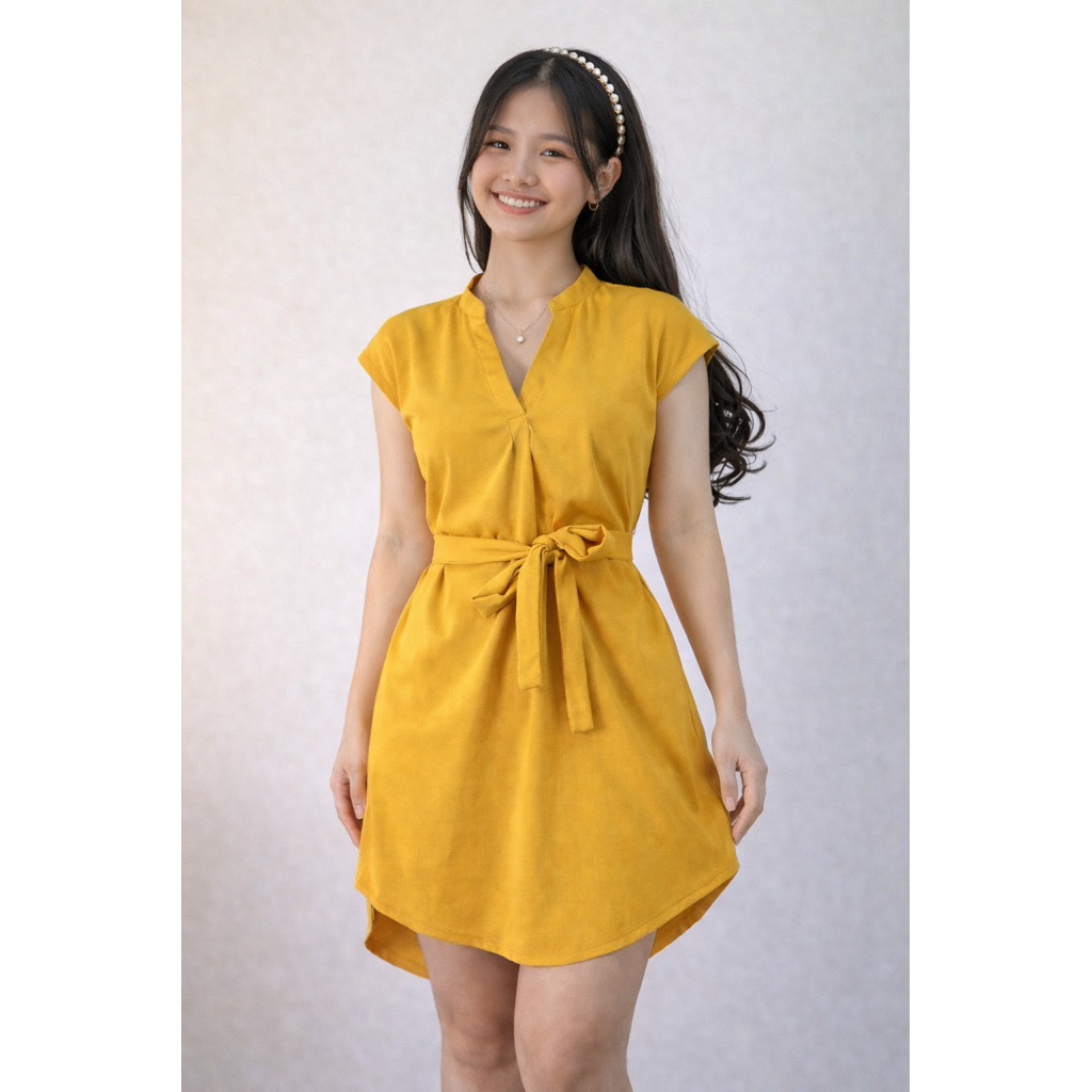 Alyssa Chinese Collar Dress – Korean Summer Skater Dress, Fit Small to  Medium, Elegant Casual Outfit