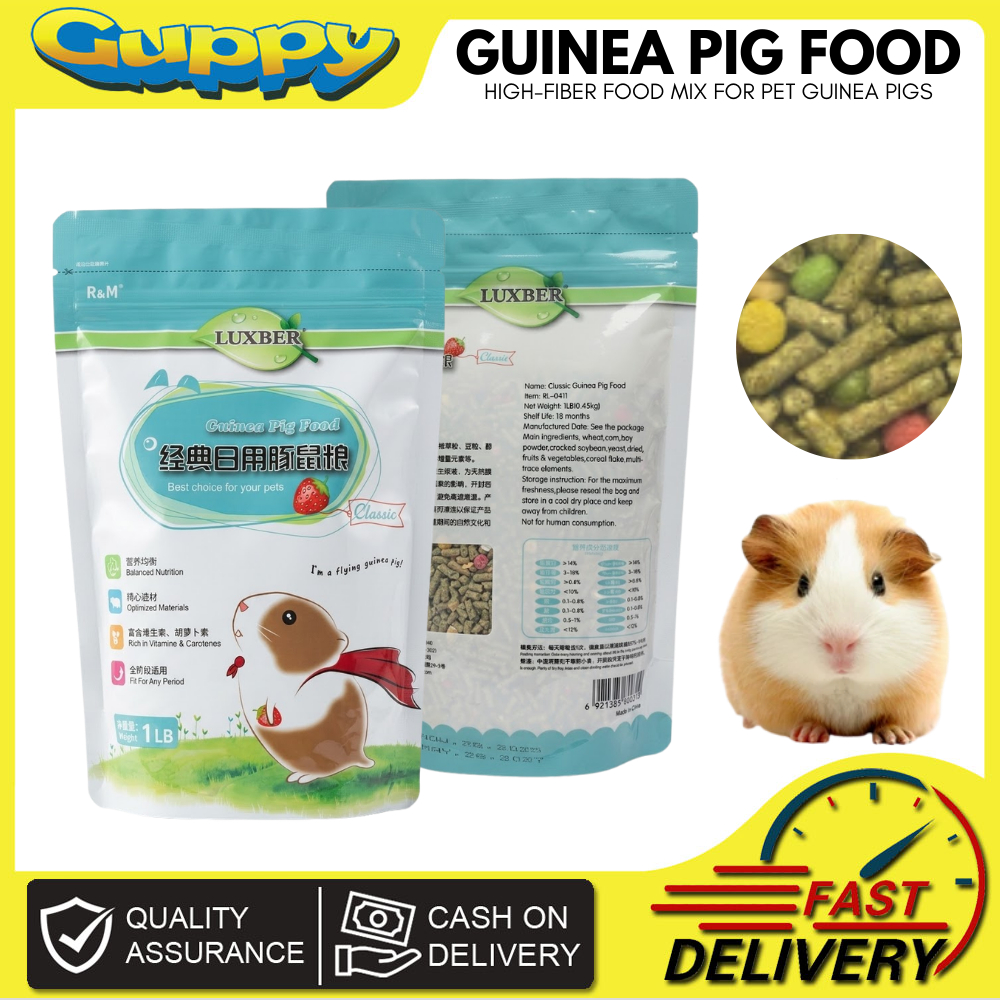 R&M Classic High-Fiber Food Mix for Pet Guinea Pigs | Daily Nutrition ...