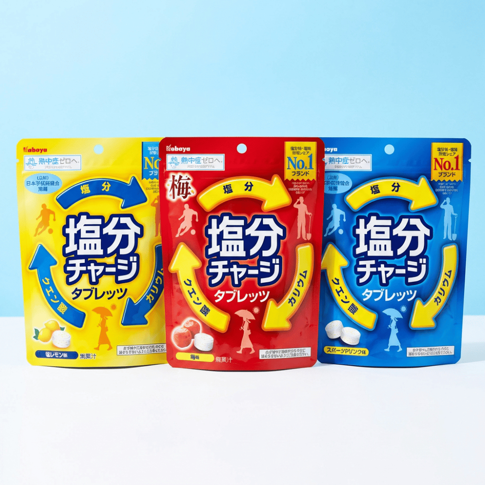 Kabaya Salt Charge Tablets Individually Wrapped Candy Flavor Sports ...