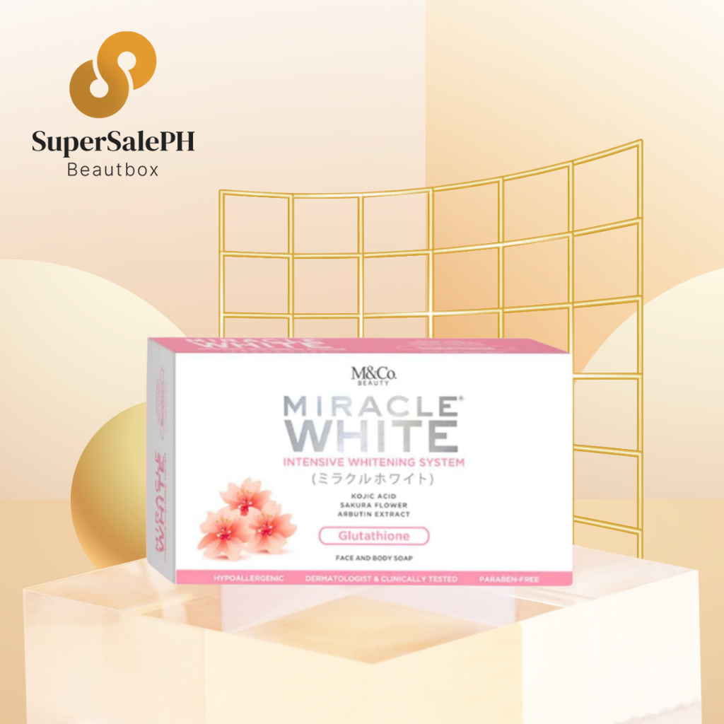 Miracle White soap Advanced Whitening Glutathione Soap | Shopee Philippines