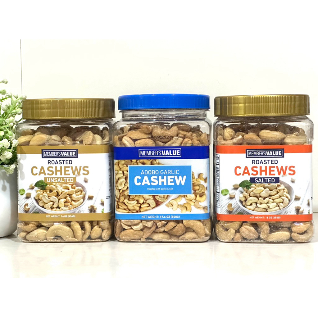 MEMBER’S VALUE PREMIUM CASHEW 500g | Shopee Philippines