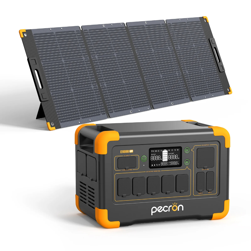 PECRON E1000LFP Power Station 1204Wh Capacity 1800W Lifepo4 Battery ...