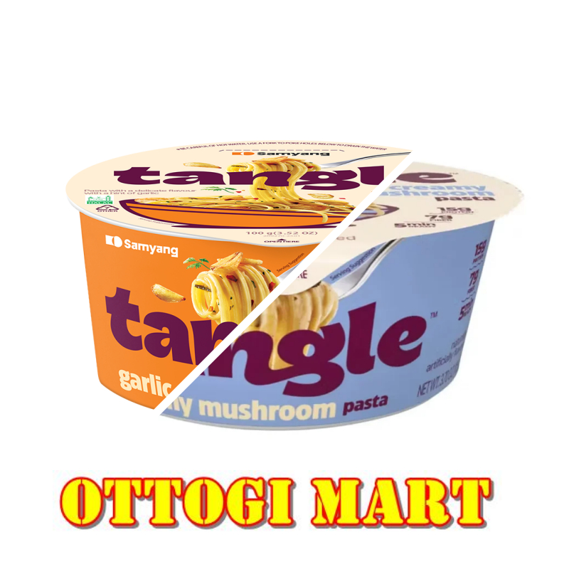 SAMYANG TANGLE B-CUP 100G (GARLIC PASTA/CREAMY MUSHROOM) OTTOGI MART ...