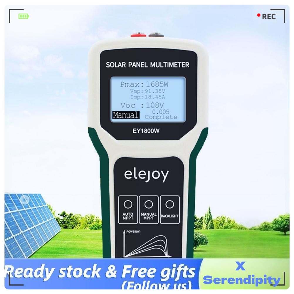 EY1800W Solar Panel Multimeter MPPT 20-120V Tester with LCD Backlight ...
