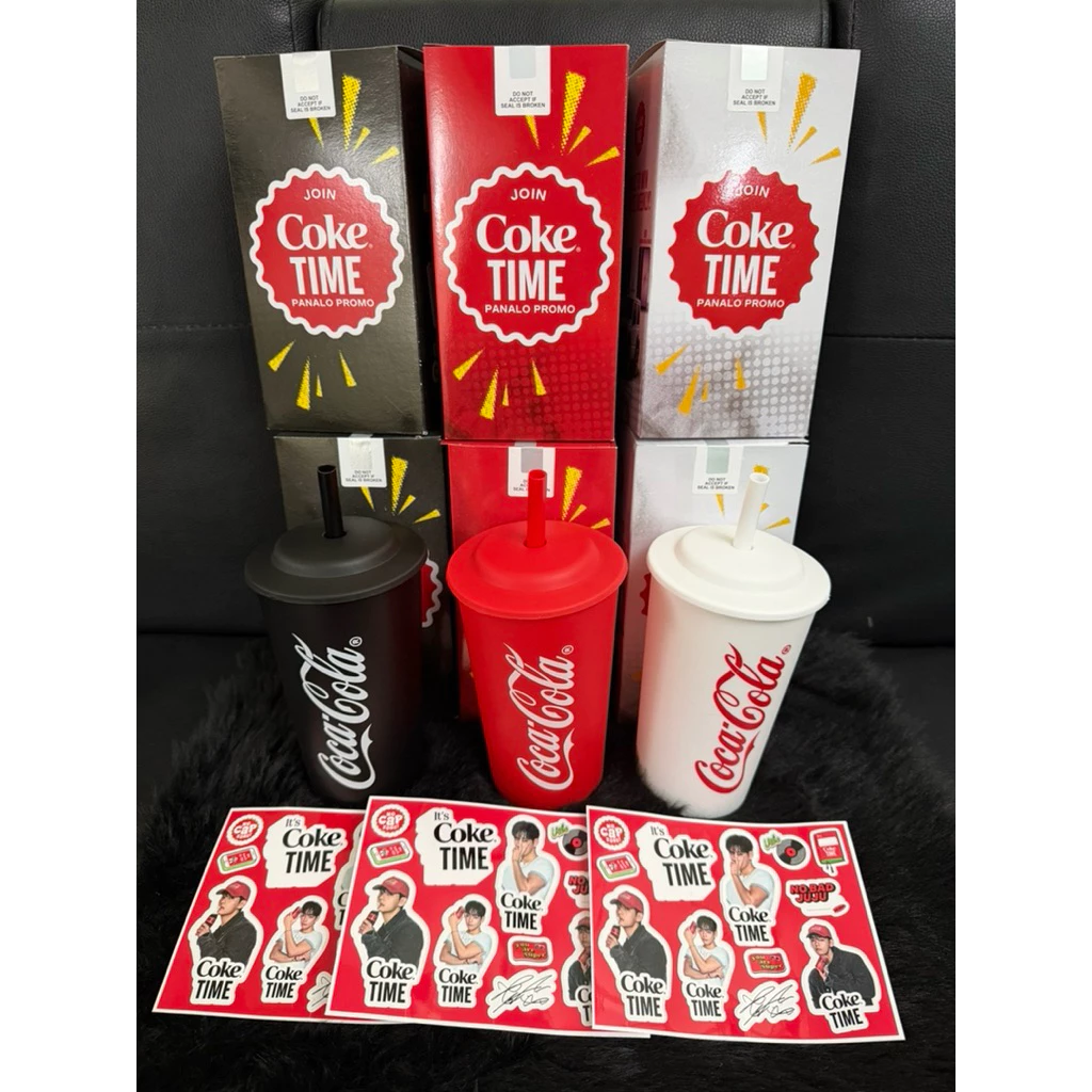 Coca Cola Tumbler with BTS V Sticker