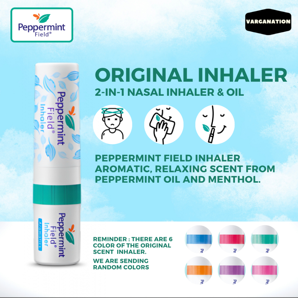 Peppermint Field Black Inhaler Set of 3 | Shopee Philippines
