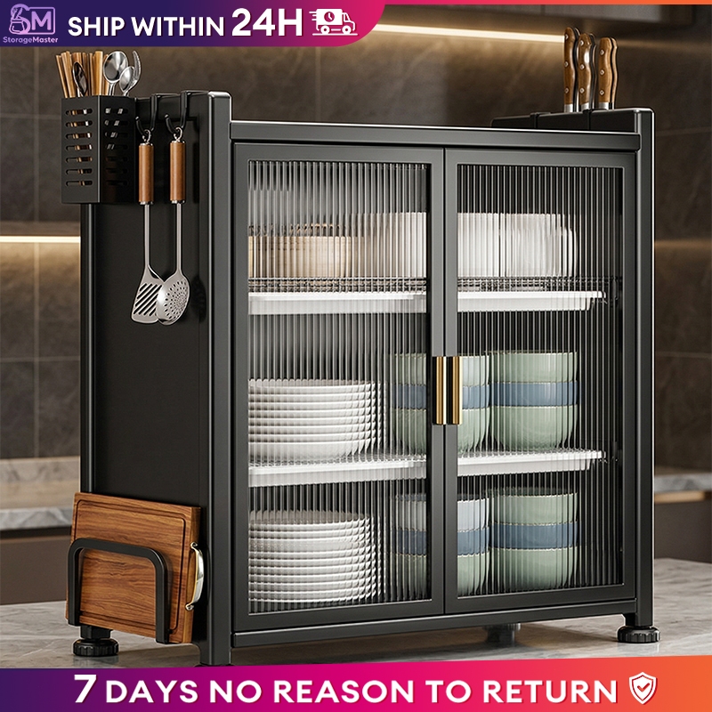 Kitchen Dish Rack Organizer Multi-functional Metal Dish Organizer ...