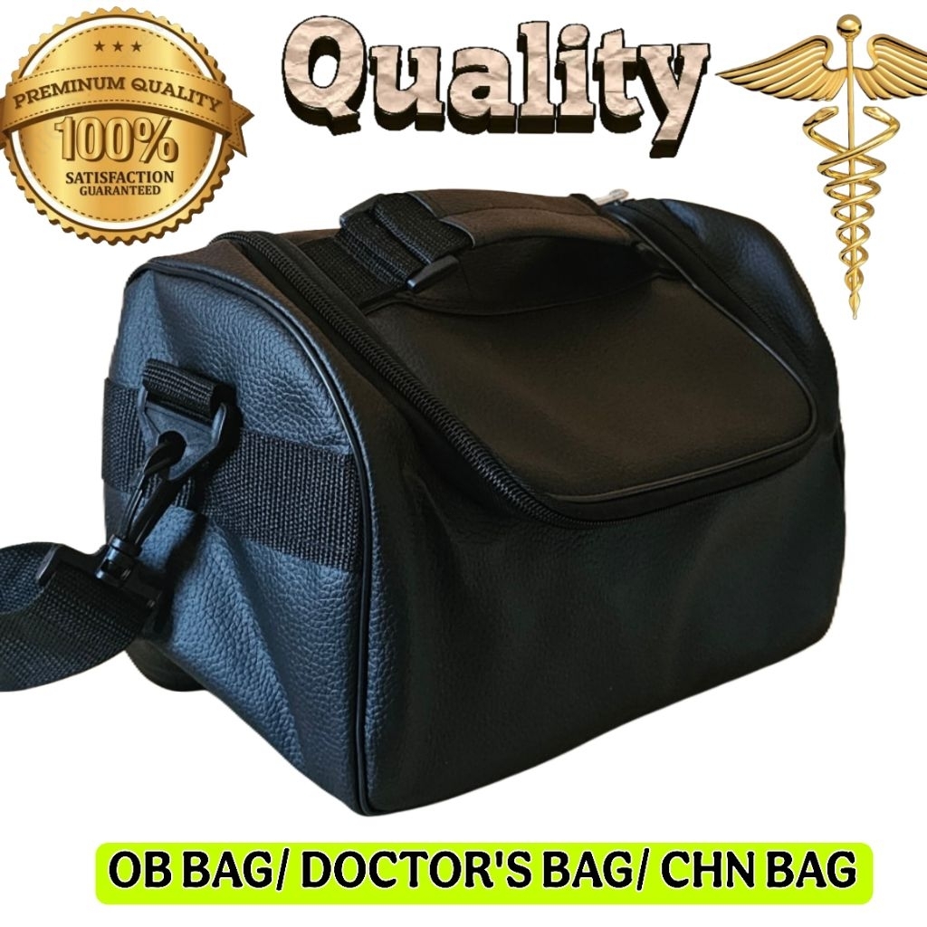 OB BAG/CHN BAG/ NURSING BAG/MEDICAL BAG (oval type w/ SLING) | Shopee ...