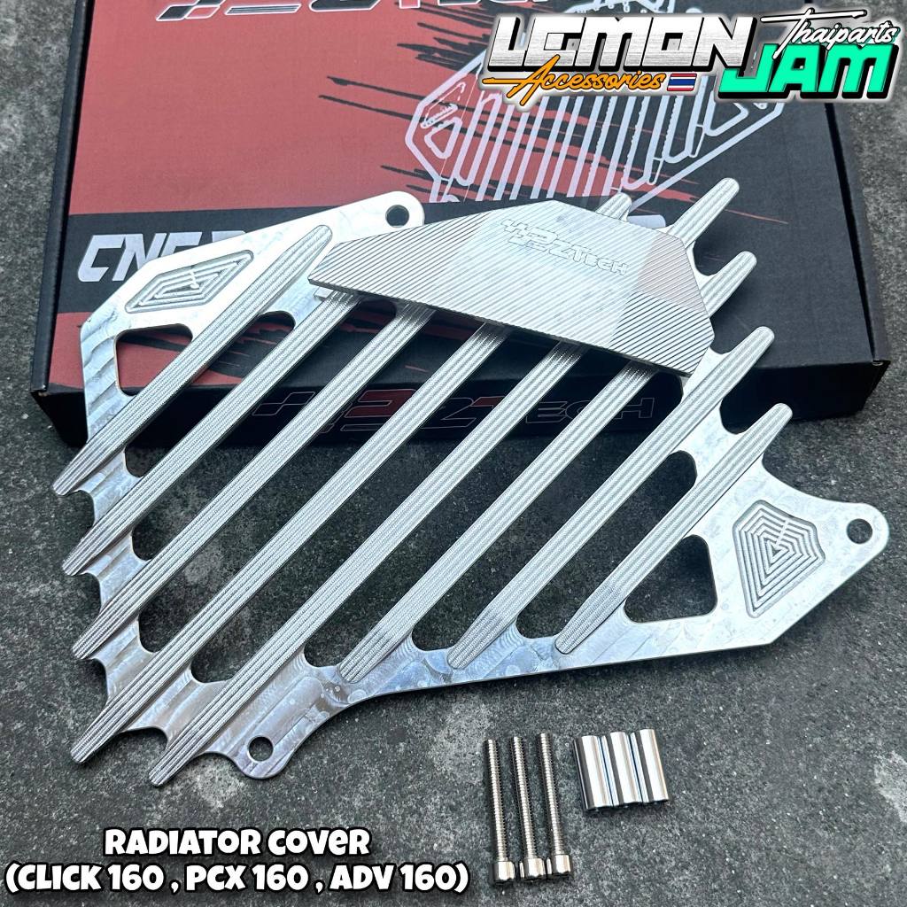 PZTECH CNC RADIATOR COVER CLICK 160 / PCX 160 / ADV 160 | Shopee ...