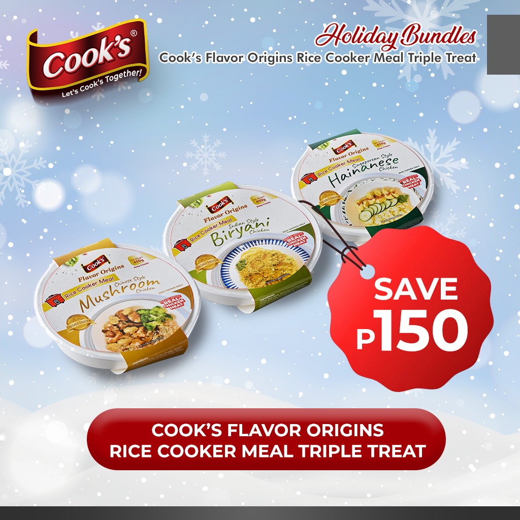 Cook's Flavor Origins Rice Cooker Meal Triple Treat | Shopee Philippines