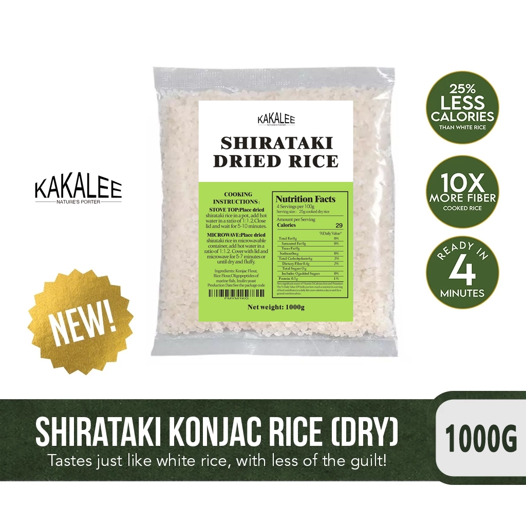 Dry/Dried Shirataki rice 1kg/2kg/3kg/5kg Konjac Rice Tasty low carb ...