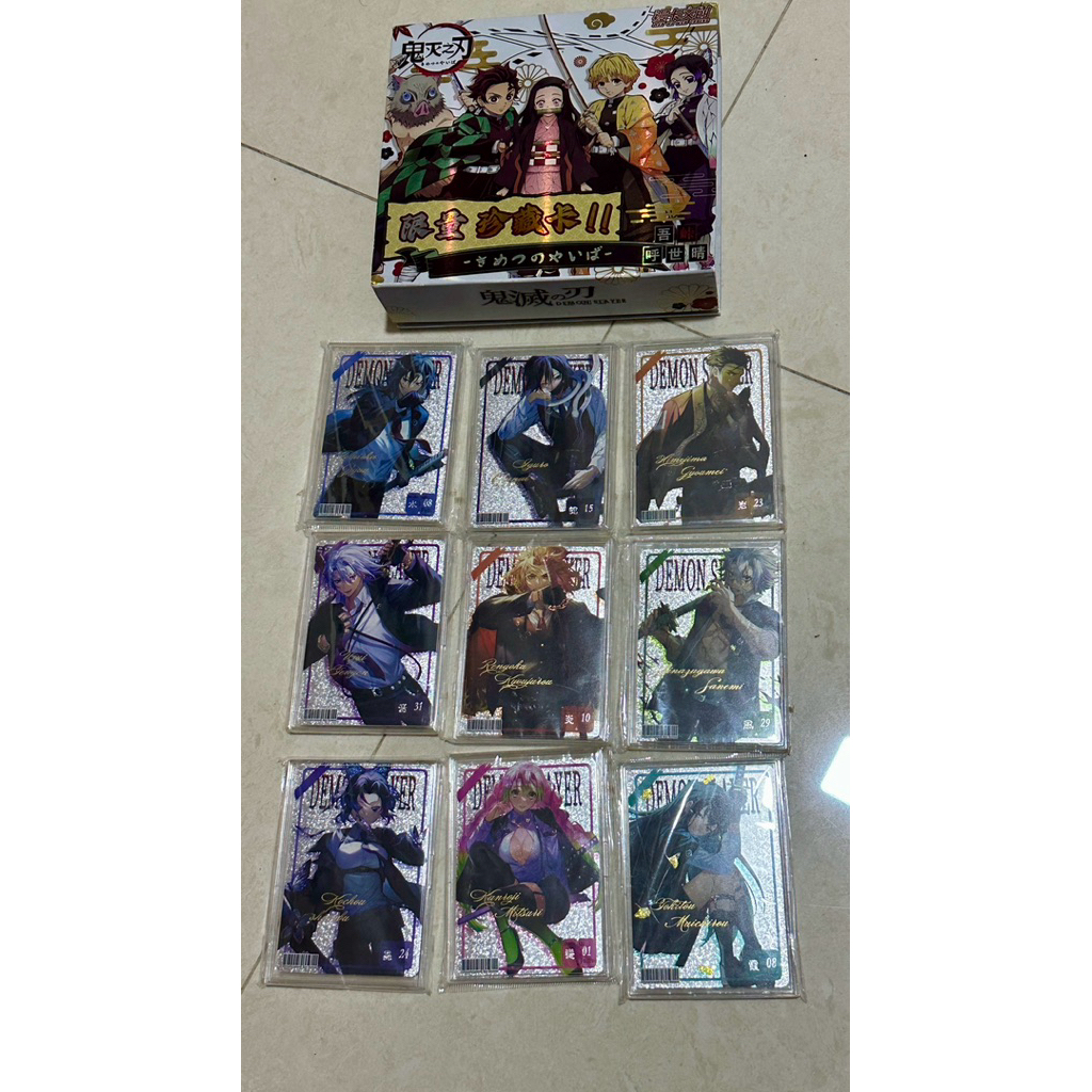Demon Slayer Cards Hashira Set with Snapcase each and Box | Shopee ...