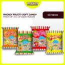 Rackey Fruity Soft Candy in 30's | Shopee Philippines