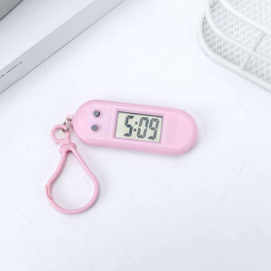 Mini Clock Keychain Pocket Watch Portable Digital Electronic Clock ...