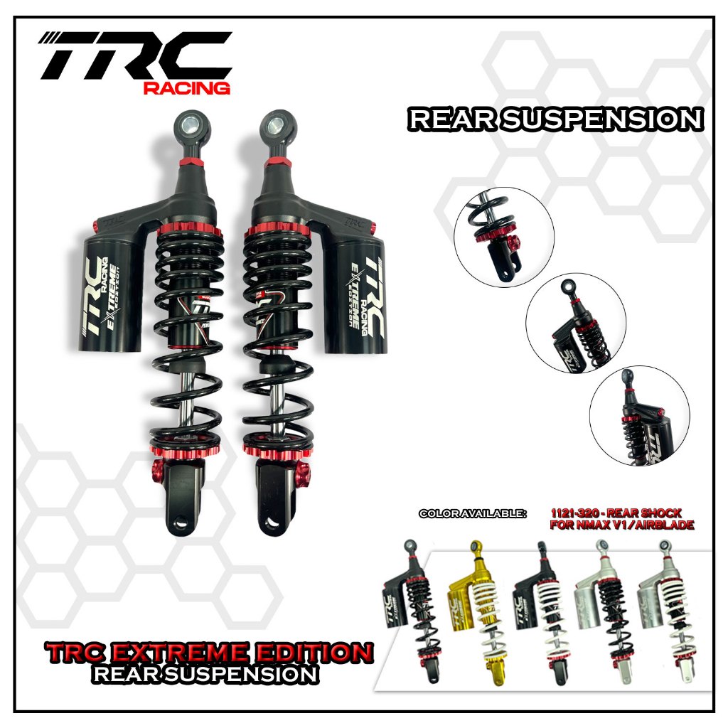 TRC Racing Rear Shock Absorber Suspension with Reservoir NMAX v1 ...
