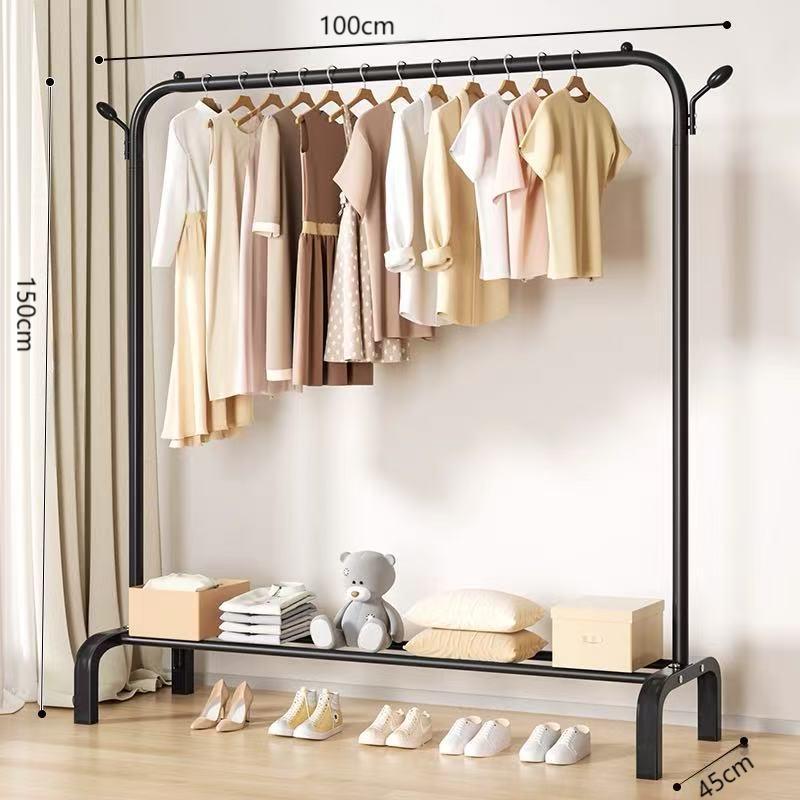 Floor Standing Sampayan Clothes Rack Stand Double Rod Clothing Rack ...