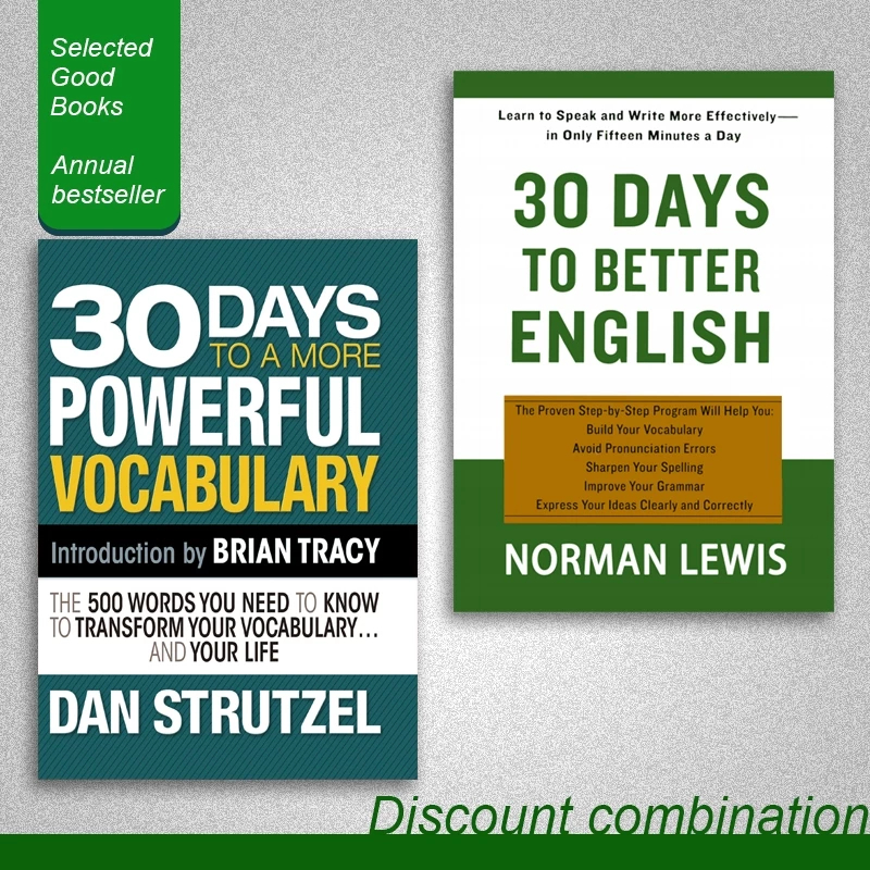30 Days to Better English & 30 Days to a More Powerful Vocabulary ...