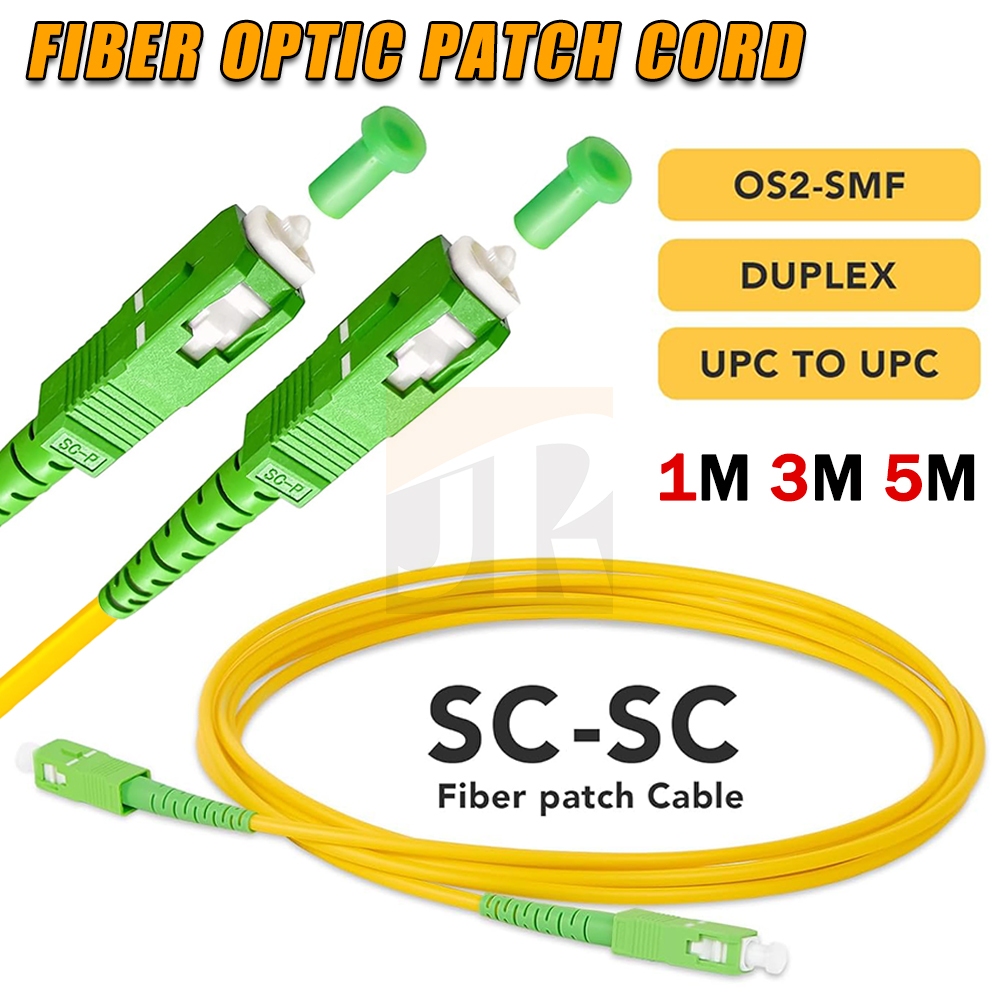 SC/APC-SC/APC Simplex single-mode Fiber Optic Cable Fiber Patch Cord ...