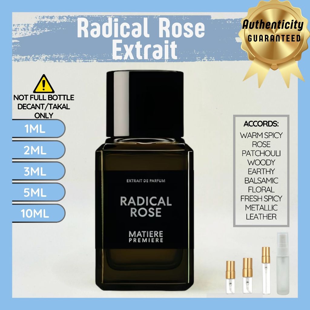 Matiere Premiere Radical Rose Extrait (1mL, 2mL, 3mL, 5mL or 10mL) ONE ...